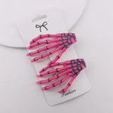 Skeleton Hands Hair Clips