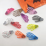 Skeleton Hands Hair Clips