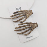 Skeleton Hands Hair Clips