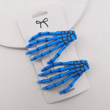 Skeleton Hands Hair Clips