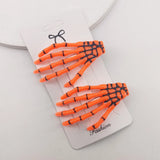 Skeleton Hands Hair Clips