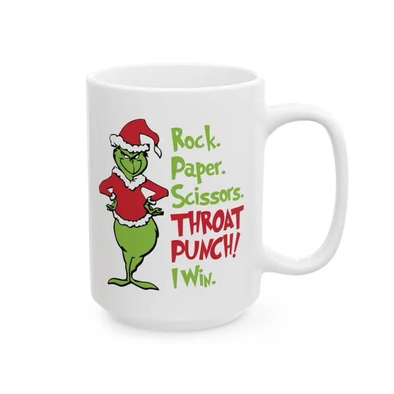 The Grinch Throat Punch Mug