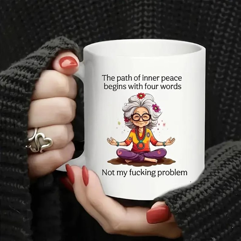 "Inner Peace" Rude Mug