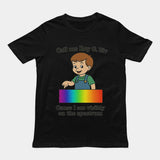 "Visibly on the Spectrum" Unisex Tee – Roy G. Biv Edition
