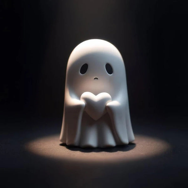 Funny Middle Finger Ghost Figurine