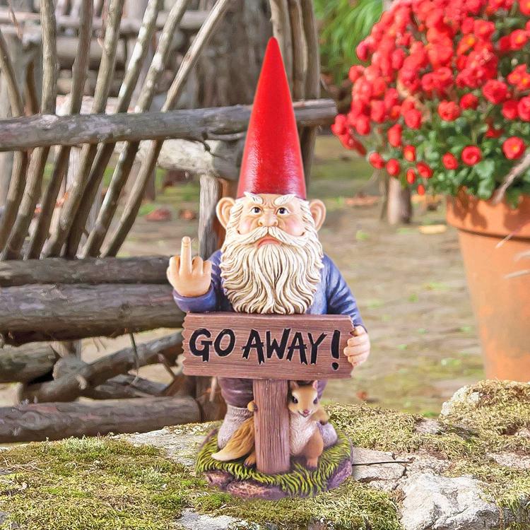 The Rude Gnome “Go Away!” Edition