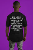 "Take Advantage Of Me Girl" Goth Tshirt