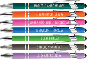 7 Days of The Week Pens