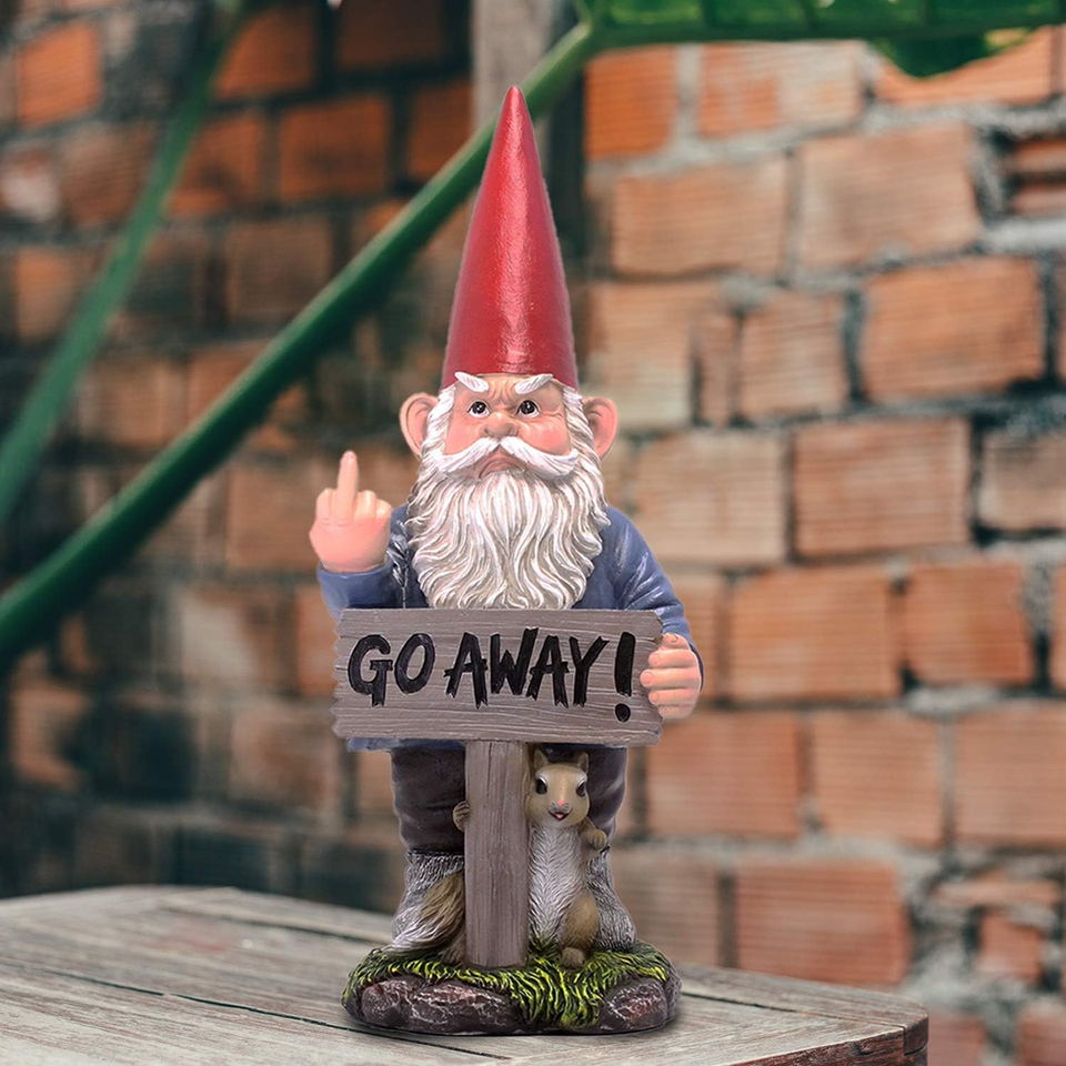 The Rude Gnome “Go Away!” Edition