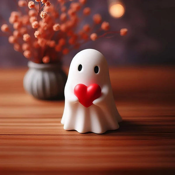 Funny Middle Finger Ghost Figurine