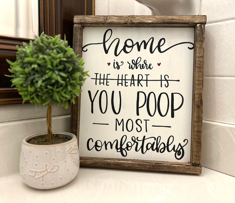 "Home Sweet Throne" Funny Sign